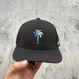 Alter Ego Coaster Splash Black Camo Palm Standard Fit Running Hat Snapback NWOT